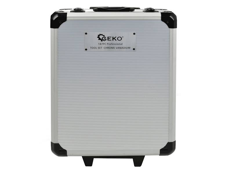 WALIZKA NARZĘDZIOWA Z WYPOSAŻENIEM 187 EL. (KLUCZE Z GRZECHOTKĄ) G10856