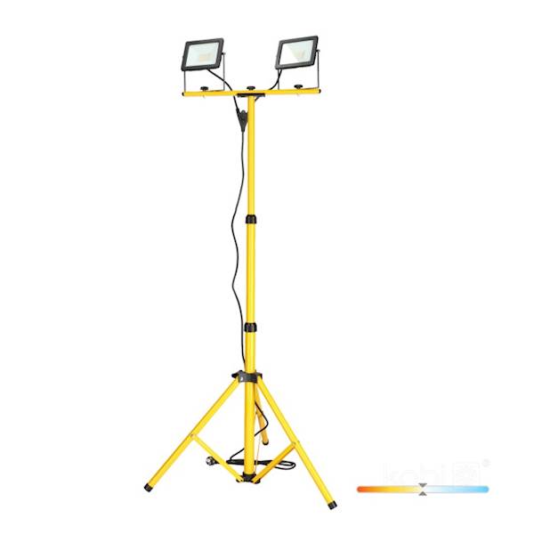 NAŚWIETLACZ LED TIGRA S 2*30W 4000K IP65 KOBI NA STATYWIE