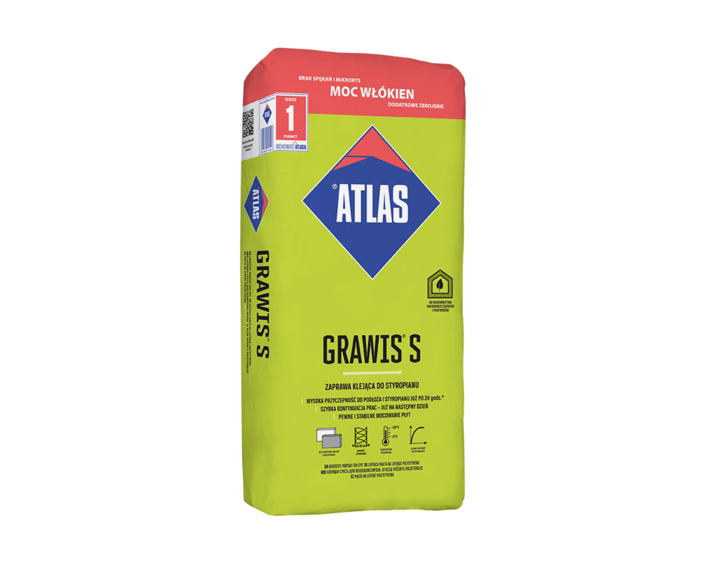 ATLAS GRAWIS "S" ZAPRAWA DO STYROPIANU 25KG (48)