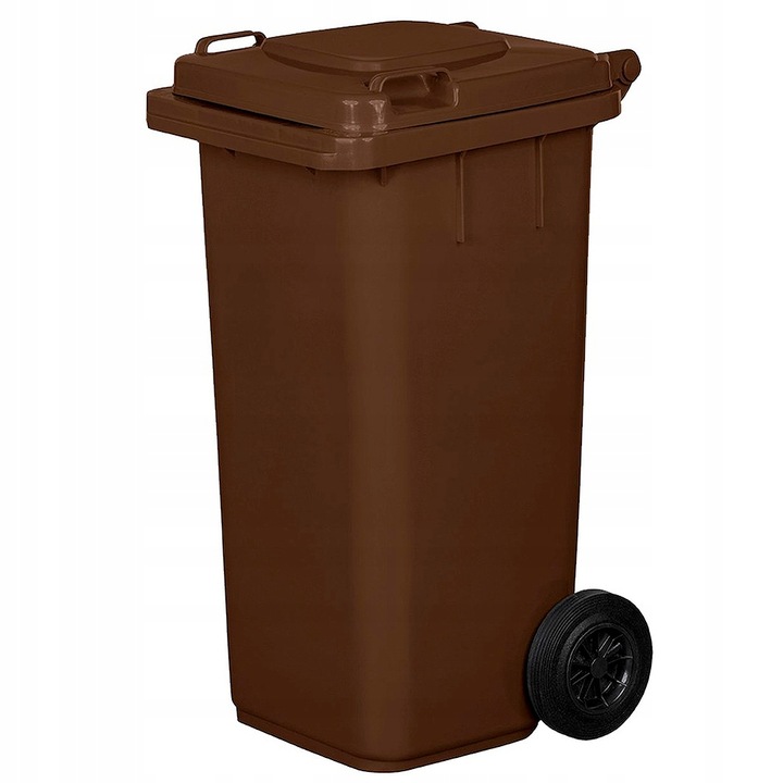 POJEMNIK NA ODPADY 120L BRĄZOWY