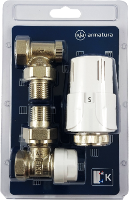 ZESTAW TERMO.KĄTO.1/2 GŁOW+ZAWÓR POWR+ZASILAJ KFA 757-140-07-BL
