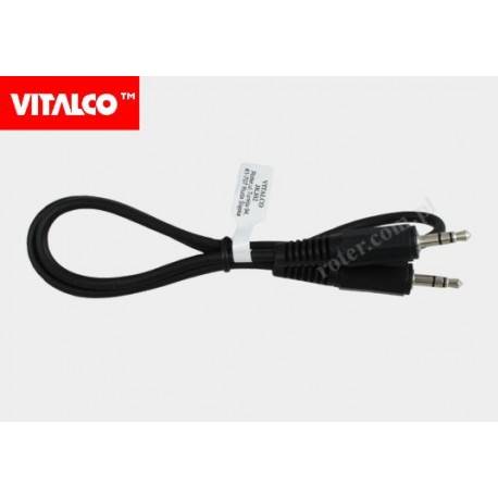 0.5m 2x wtyk jack 3,5 stereo przyłącze