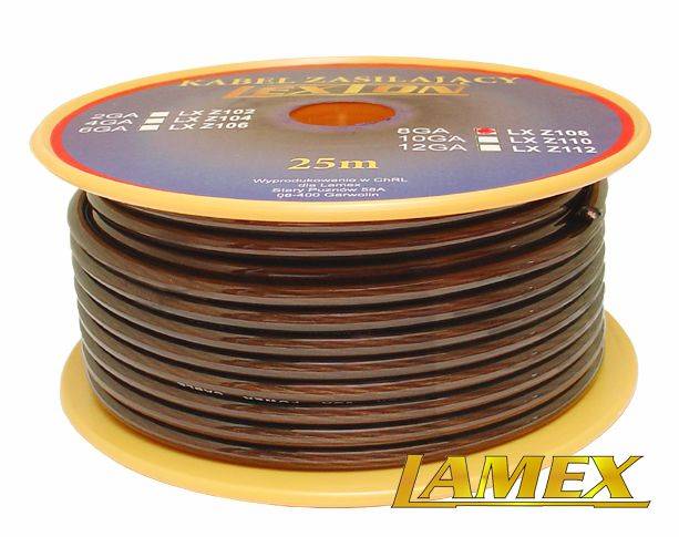 6.7mm/8GA  zasilający LEXTON