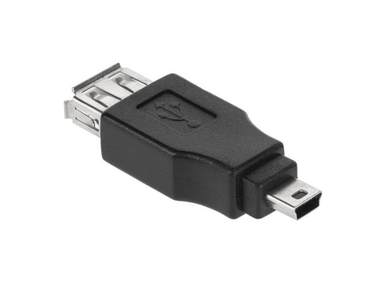 USB A gniazdo /  wtyk USBmini adapter *