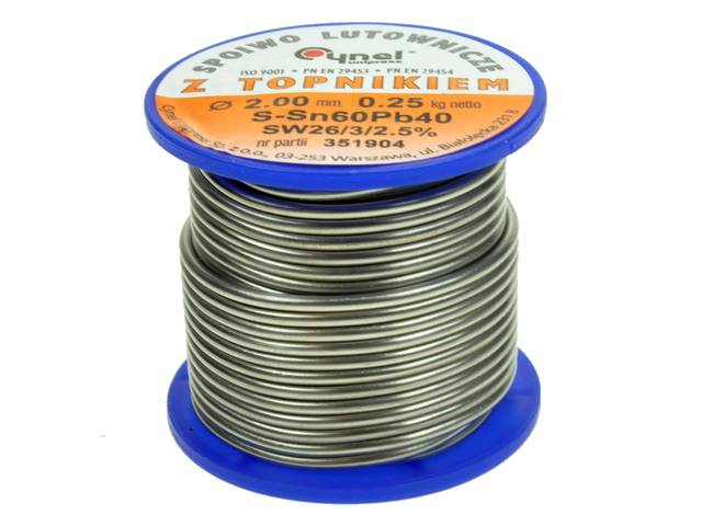 LC60 2mm 0,25kg cyna