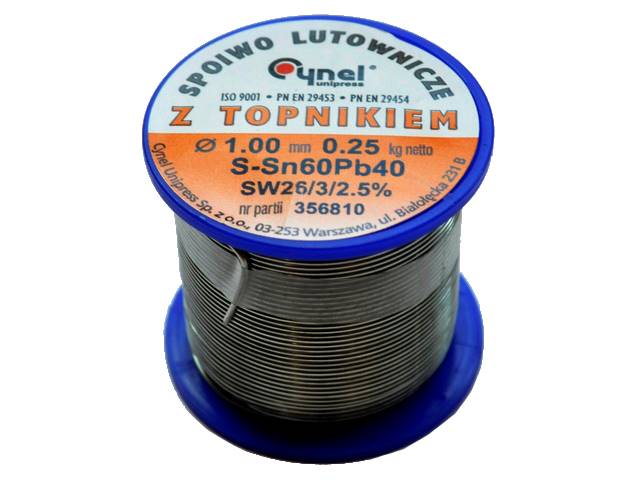 LC60 1mm 0,25kg cyna