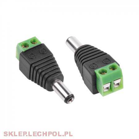 Adaptor wtyk DC 2,1/5,5 szybkozłącze