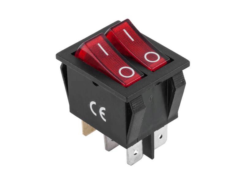 IXL2101 1C 220V/15A podwójny przełącznik
