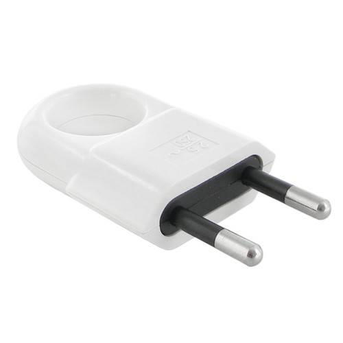 Wtyk elektryczny z uchwytem płaski