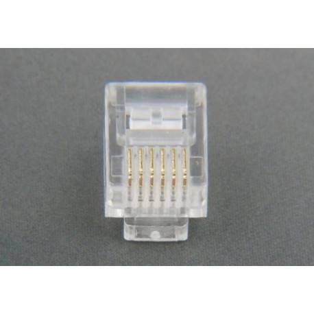 RJ12 6p6c WTYK MODULARNY telefoniczny
