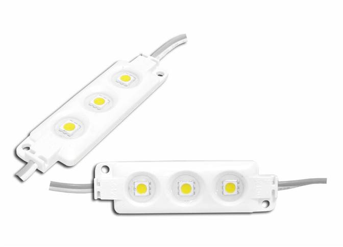 3XSMD LED ZIMNY  BIAŁY moduł wodoodporny LED