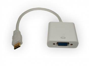 wtyk miniHDMI / VGA konwerter sygnału *