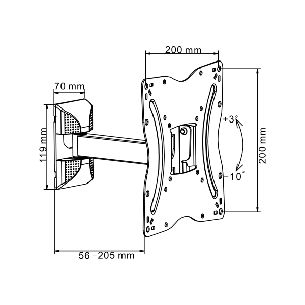 13-42' LCD uchwyt TV UCH0215