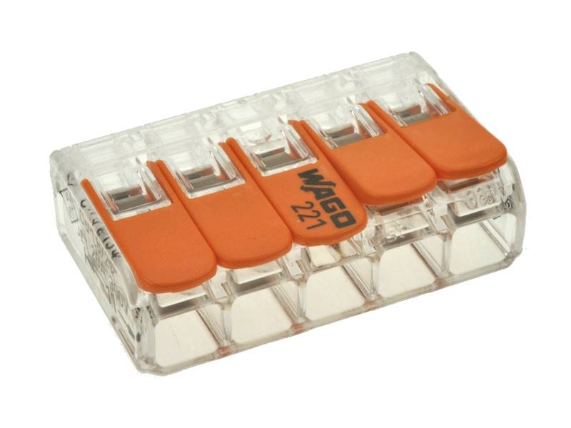 WAGO 5x(0.2-4mm) złączka 32A 450V 221-415