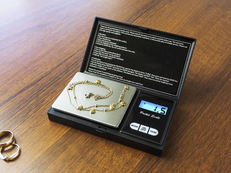 WAGA JUBILERSKA LTC 0.01 G, 0.05 CT, WYŚWIETLACZ