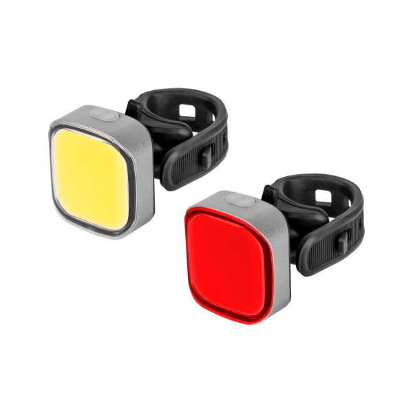 Komplet świateł do roweru ( z przewodem USB)