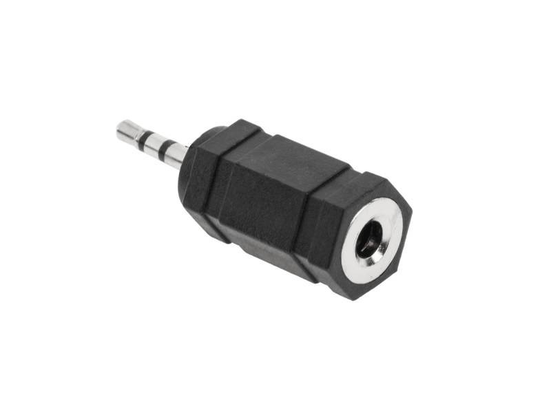 wtyk jack 3,5 / gniazdo jack 2,5  adapter stereo