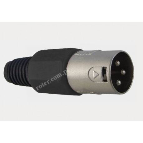 wtyk XLR 3 pin mikrofonowy 