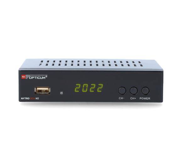 DVB-T2 HEVC NYTROBOX /  LION Opticum dekoder 
