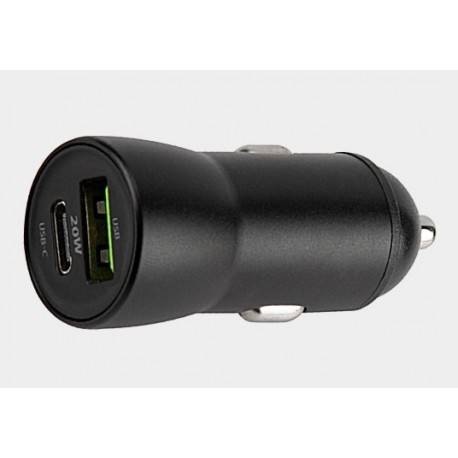 Ładowarka samochodwa  1xUSB+USB C 20W PD3.0+QC3.0 
