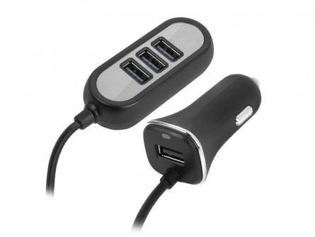 5V/5,8A USB+3xUSB samochod.1,4m ps2 CHARGER