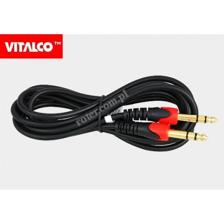 5,0m 2x wtyk 6,3 STEREO  przyłącze 