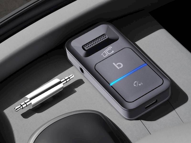 ODBIORNIK DŹWIĘKU BLUETOOTH V5.0 MIC/AUX/AKU 280mA