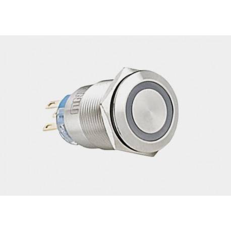 19mm 12V/2A off - on 19SFE-11Z LED czerwona IP67