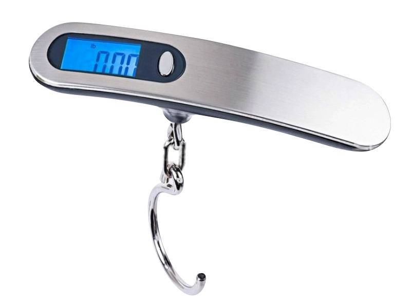 WAGA podróżna CR2032 srebrna z wyswietlaczem  50kg
