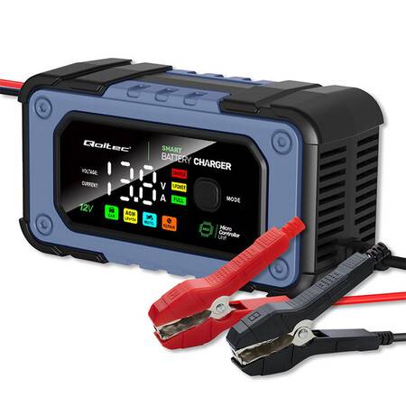 Qoltec ładowarka 12V 7A AGM LIFEPO4 ŻEL