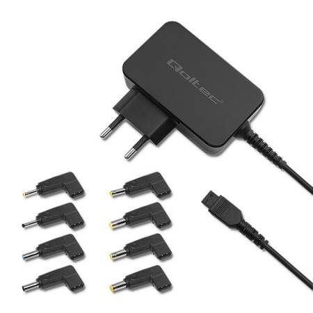 Qoltec Uniwersalny zasilacz do laptopa 45W 8 wtyk