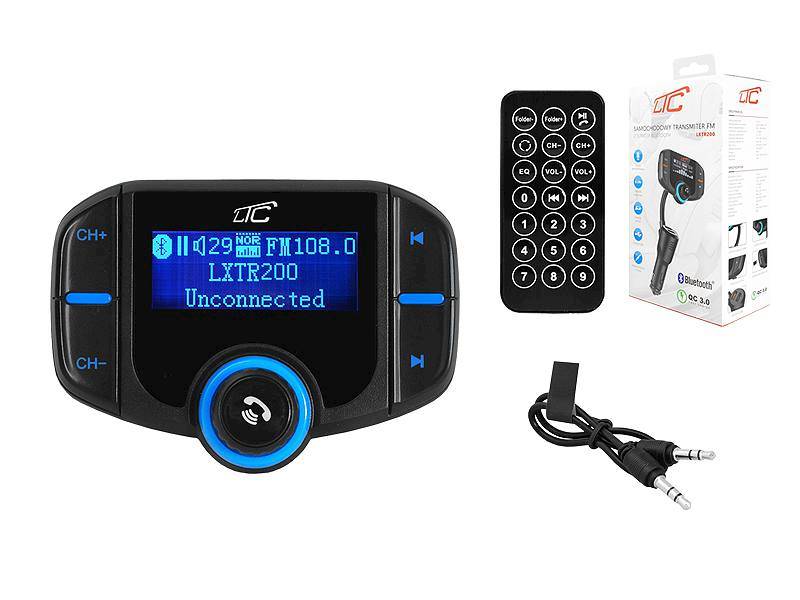 TR200  TRANSMITER FM  bluetooth , USB 2,4A  