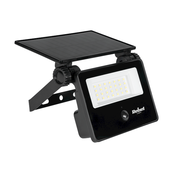 6W 800lm 6500K solarny reflektor z czujnikiem 