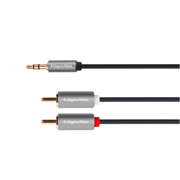 1,0m wtyk jack 3,5 / 2xRCA  przyłącze 
