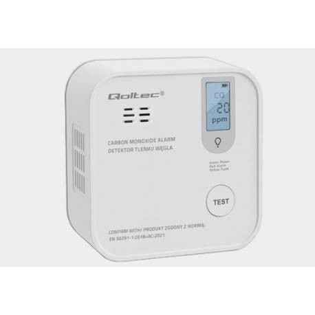 czujnik tlenku węgla z baterią 10lat alarm 85dB 