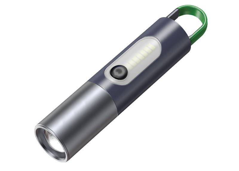 latarka COB 10W 1000lm zoom LED 1200mAh USBC IP54