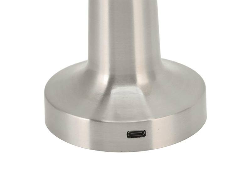 DEKOR LED DIOLED metal srebrna Q044S lampka