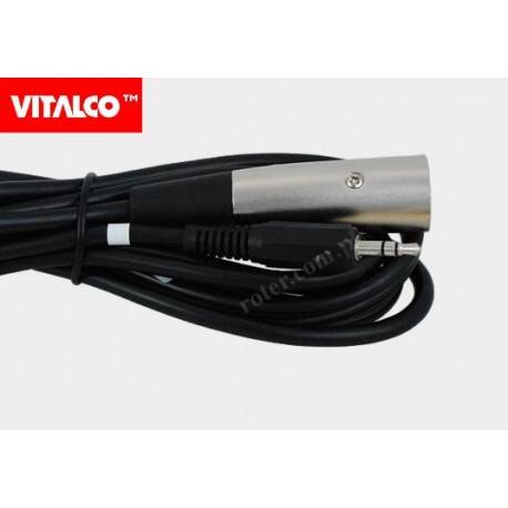 3,0m XLR gniazdo / jack 3,5 wtyk stereo MK30