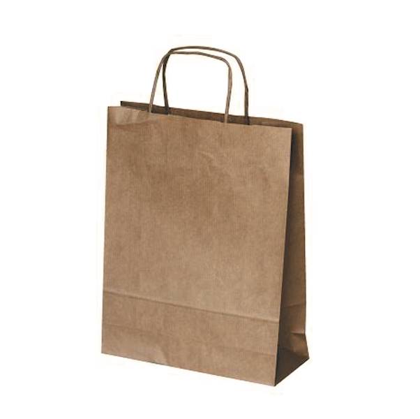 240x100x320 ECO-BRĄZ torba papierowa