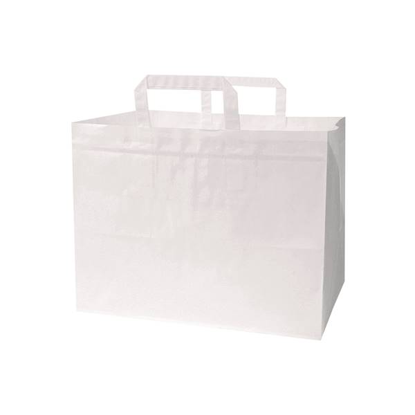 317x218x245 BIAŁA UP torba papierowa