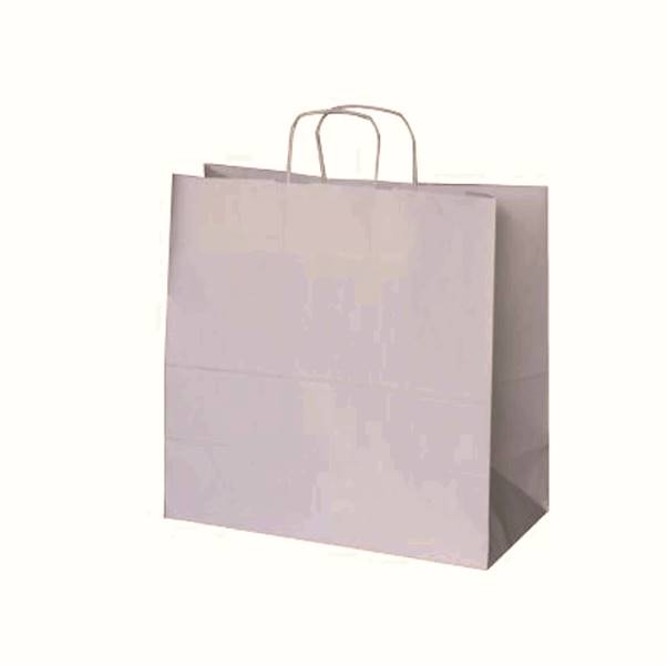 400x180x390 BIAŁA torba papierowa