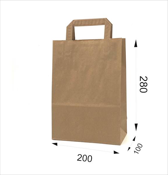 220x100x280 ECO-BRĄZ UP torba papierowa