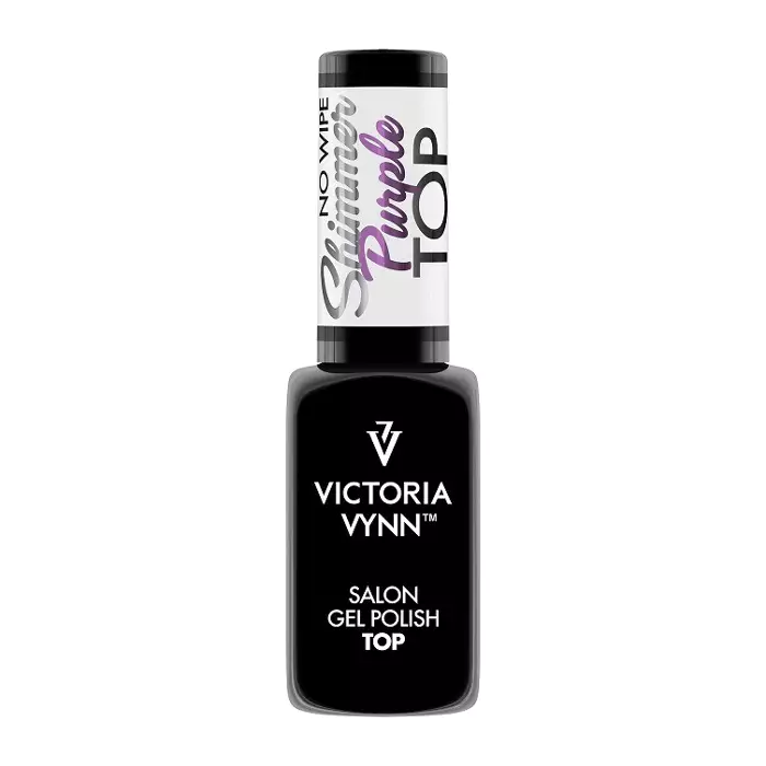 GEL POLISH Top Purple no wipe 8ml