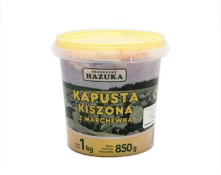 Kapusta Kiszona op. 1kg kl.1 Polska