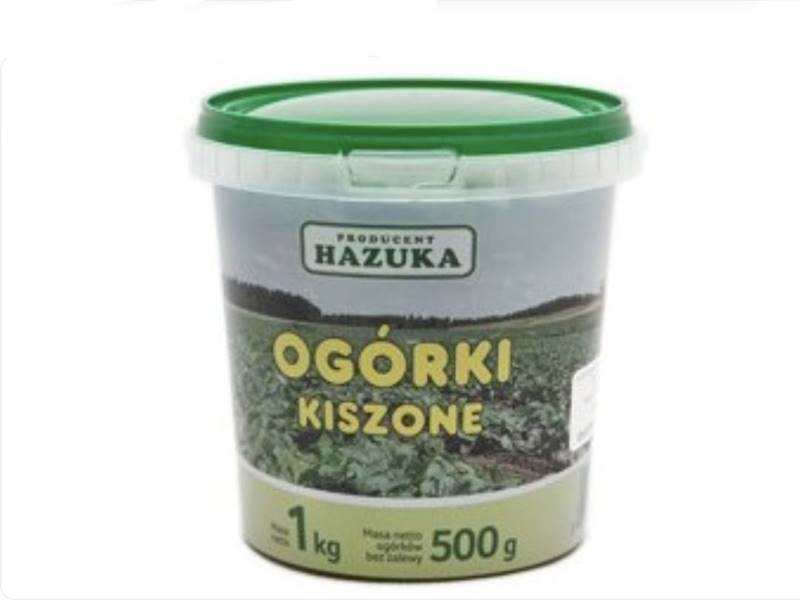 Ogórki Kiszone 0,5kg kl.1 Polska