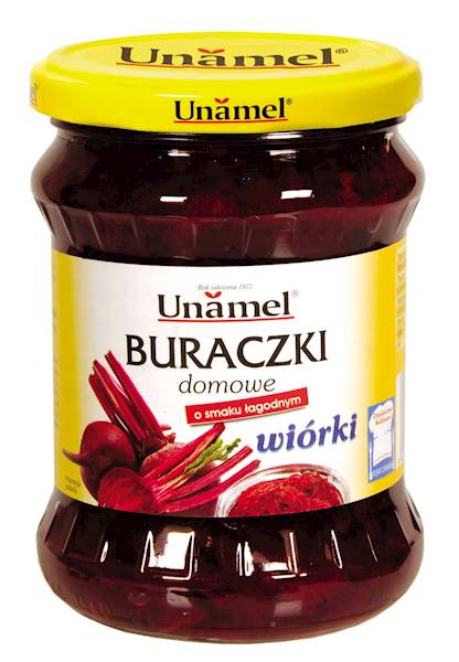 Unamel Buraczki Domowe Wiórki 460g