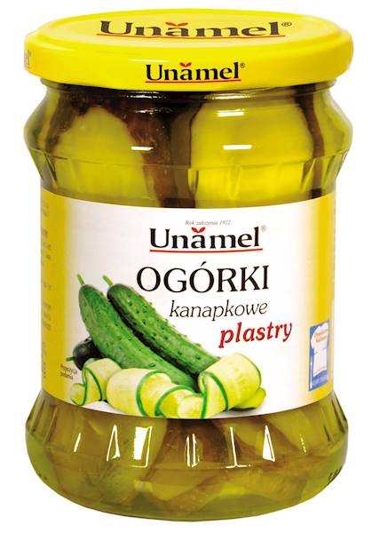 Unamel Ogórki Kanapkowe 460g 
