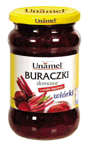 Unamel Buraczki Domowe Wiórki 350g 
