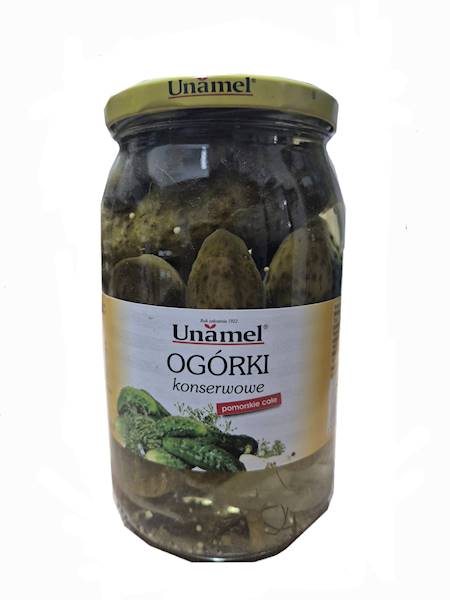 Unamel Ogórki Konserwowe 860g 