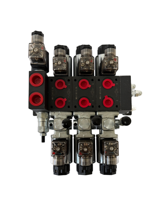Rozdzielacz 3 sekcyjny (3+1) 12V 